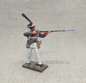 Миниатюра из олова Гренадер преображенского полка, 1812 -14 год, 54 мм, Студия Большой полк - фото