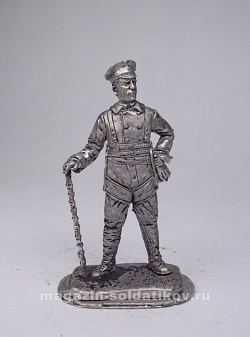 Миниатюра из олова 116 РТ Немецкий летчик, 1916, 54 мм, Ратник