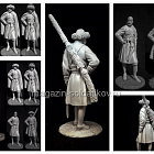 Сборная миниатюра из смолы Кавказский воин, вторая половина XIX века, 75 мм, TRILOKA MINIATURES (TLK-75-008) (TLK-75-008)