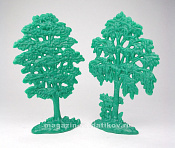 Солдатики из пластика Trees (unpainted) 2 different for, 1:32 ClassicToySoldiers - фото