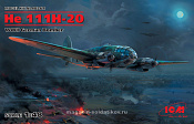 48264 He 111H-20, Немецкий  бомбардировщик ІІ МВ (1/48) ICM