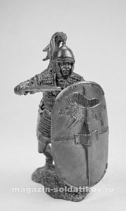 Миниатюра из олова Римский принцип III-II в. до н.э., 54 мм, Солдатики Публия