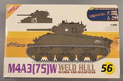 Dragon 9156 Американский танк M4A3(75)W WELDED HULL (1/35) (QM-133) (QM-133)