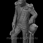 Сборная миниатюра из смолы Штаб-трубач армейских уланских полков, Россия 1812-14 гг, 54 мм, Chronos miniatures (CHM-54348) (CHM-54348 )