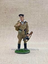 Советский морской пехотинец 1943-45 гг., 54 мм - фото