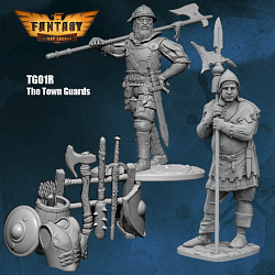 The Town Guards - 2 Figures Plus Weapons Rack В СБОРЕ, First Legion