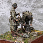 Сборная фигура из смолы SM 3635 Парашютисты США. День Д.1944 год, 1:35, SOGA miniatures (SM-3635) (SM-3635)
