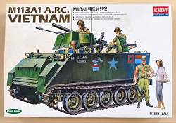 Сборная модель из пластика 1389 БТР M113A1 Вьетнам (1:35) Academy (Q445-220) (Q445-220 )
