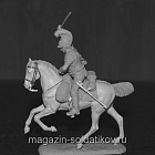Сборная миниатюра из смолы Старший вахмистр кирасирских полков, Вестфалия 1810-13 гг., 54 мм, Chronos miniatures (CHM-54378) (CHM-54378)