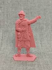 Солдатики из пластика Киевская Русь. Мирный житель. Купец Садко (розовый), Воины и битвы - фото