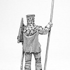 Миниатюра из олова 225 РТ Всадник Польско-Литовского войска. Ливонская война 1558-1583, 54 мм, Ратник