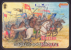 Солдатики из пластика Бретонские рыцари (1/72) Strelets (086) (086)