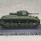 Масштабная модель в сборе и окраске Valentine Mk IV Харьков 1942, хаки (1/72) Танки мира (ТМ31) (ТМ31)