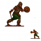 Волшебная фанера Горцы: Итурен Лоибе (дерево), Воины и битвы - фото