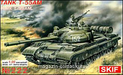 Сборная модель из пластика Советский средний танк Т-55АМ SKIF (1/35) - фото