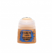 Сборные фигуры из пластика 22-42 Paint Pot: Tau Light Ochre, краска 12 мл - фото