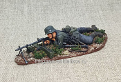 Немецкий пулемётчик на позиции, 54 мм, Студия Большой полк - фото
