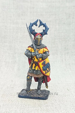 Миниатюра из олова Граф Крафт фон Тоггенбург, XIV в, 54 мм, Студия Большой полк - фото