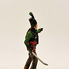 Миниатюра из олова Офицер 95-го стрелкового полка. Великобритания, 1810-15, 54 мм, Студия Большой полк
