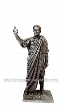 Миниатюра из олова Юлий Цезарь, 52 г до н.э. - фото