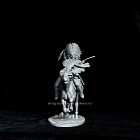Сборная миниатюра из смолы Воин Сиу, 75 мм, Altores studio,