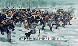 Солдатики из пластика ИТ Набор солдатиков «Прусская пехота (1813-15)» (1/72) Italeri