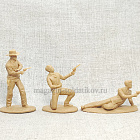 Солдатики из мягкого резиноподобного пластика Ковбои №5, набор 6 шт, 1/32 Soldiers. Есть