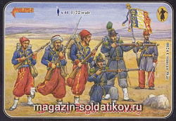 Солдатики из пластика Французская легкая пехота (1/72) Strelets (024) (024)