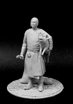 Сборная миниатюра из смолы Средневековый мясник, 54 мм, Chronos miniatures (CHM-54191) (CHM-54191)