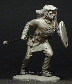 Сборная фигура из металла Persian Warrior 5 c. b. c., 54 мм, Alive history miniatures