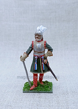 Русский офицер - рейтар 1700 г. 54 мм - фото