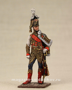 Миниатюра в росписи Генерал Жюно. Франция 1812 г. 1:32 (МС0225.12.03.54) (МС0225.12.03.54 )