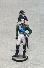 Миниатюра из олова Александр I, 54 мм, Студия Большой полк - фото