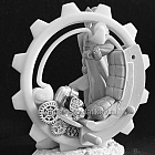 Сборная миниатюра из смолы Дизельный Дед Мороз 75 мм, TRILOKA MINIATURES (TLK-NY-75-003) (TLK-NY-75-003 )