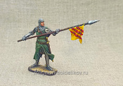 Миниатюра из олова Европейский рыцарь, 54 мм, Студия Большой полк - фото