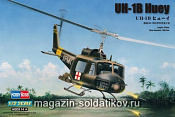 87228 Вертолет UH - 1BHuey  (1/72) Hobbyboss