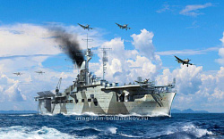 Сборная модель из пластика German Navy Aircraft Carrier DKM Graf Zeppelin (1:700) Трумпетер (06709) (06709)