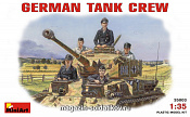 Сборные фигуры из пластика Немецкий танковый экипаж MiniArt (1/35) - фото