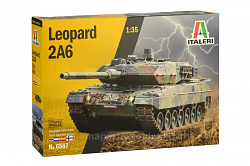 Сборная модель из пластика ИТ Leopard 2A6 (1/35) Italeri