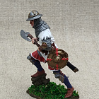 Западно-европейский пехотинец, XIV в., 54 мм (QF0389) (QF0389)