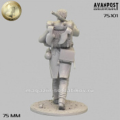 Фузилер французской линейной пехоты, 1812 г, 75 мм, Аванпост - фото