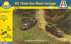 Сборная модель из пластика ИТ Бронемашина M3 75mm Half Track (1/72) Italeri