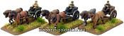 Horse-drawn limbers (x3). (15 мм) Flames of war. Аксессуары - фото