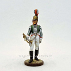 Миниатюра из олова Штаб-трубач Московского драгунского полка, 1803-06, 54 мм, Студия Большой полк