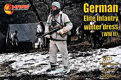 Солдатики из пластика Немецкая элитная пехота в зимней форме, II МВ (1/72) Mars