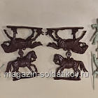 Солдатики из пластика Набор солдатиков №33 «Донские казаки», WWI 1914-18 гг. (фисташков.-кор) 1/32 Инженеръ Басевичъ