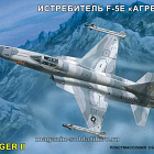 Сборная модель из пластика Истребитель F-5E «Агрессор» 1:72 Моделист