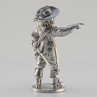 Сборная миниатюра из металла Офицер, командир артиллерийского расчета, 28 мм, Аванпост