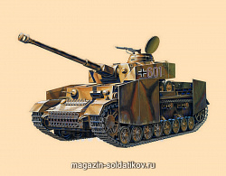 Сборная модель из пластика Немецкий танк Т-IV Н, (1:35) Моделист