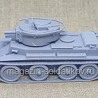Советский танк БТ-7А 3D 1/56 3Д Корнукопия (552-020) (552-020)
